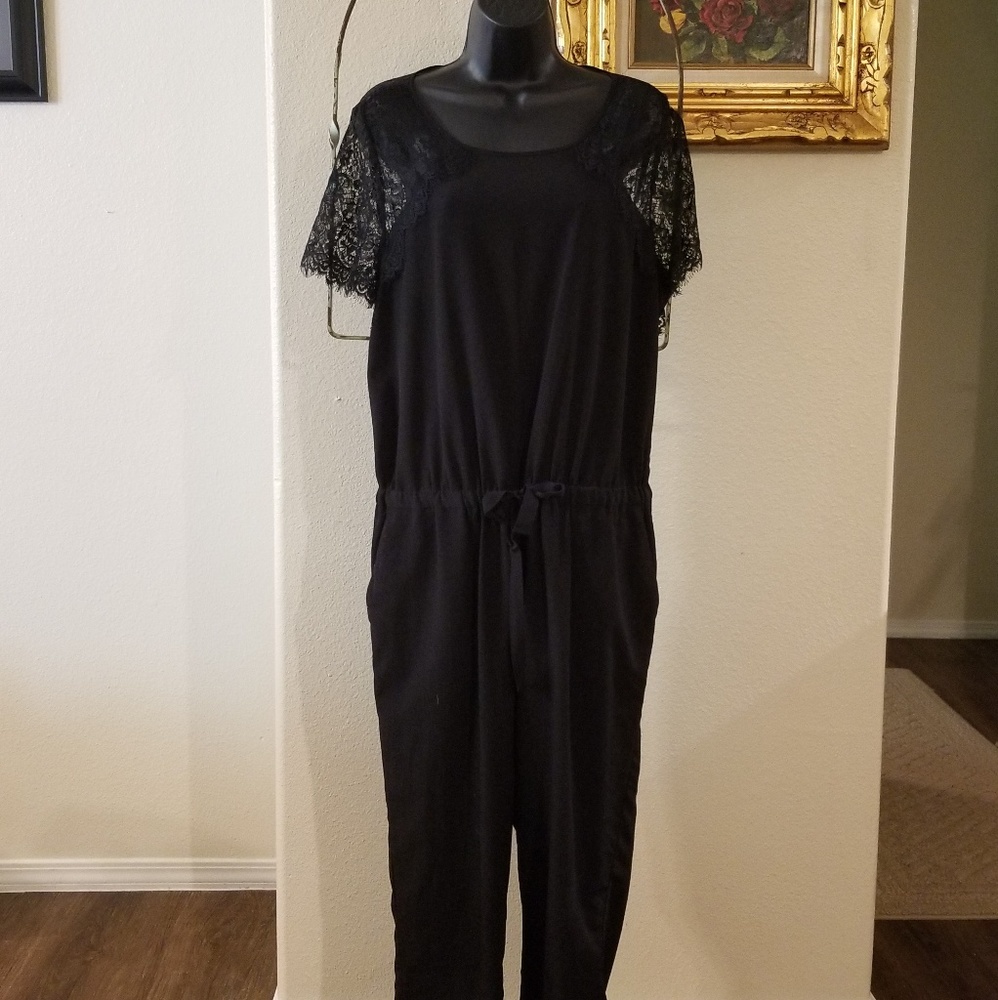 LOFT Lace Detail Jumpsuit